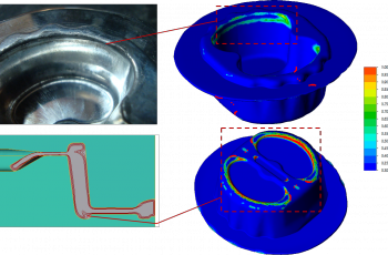 Prediction of material flow defect in QForm by unique algorithm "Gartfield"