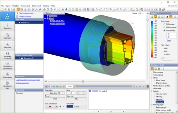 5th International ICEB Conference. Industrial benchmark. Profile velocity along Z axis.