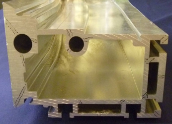 Longitudinal seam welds. Exactly the same picture as in the simulation